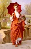 Joseph Caraud - The Red Parasol